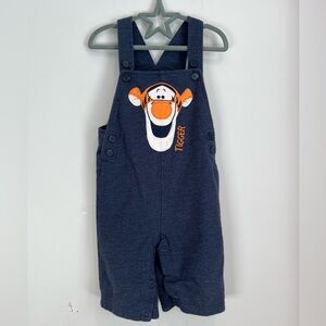 Disney Baby Tigger Overalls Navy Cotton Size 24M